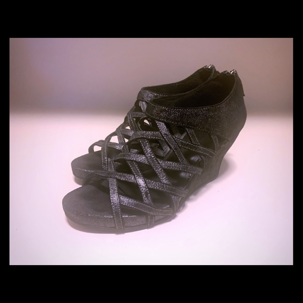 Eileen Fisher Wedge Sandals Women’s 7 EUC